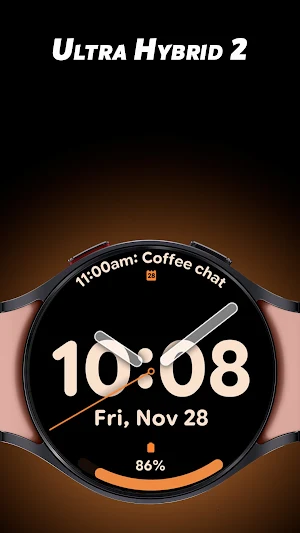 Ultra Hybrid 2 - Watch face Screenshot 0
