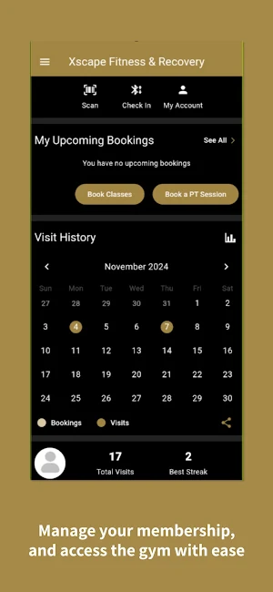 Xscape Fitness & Recovery Screenshot 1