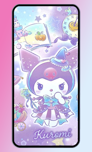 Kuromi My Town World Wallpaper Screenshot 0