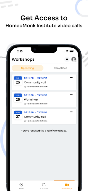 HomeoMonk Institute Screenshot 3