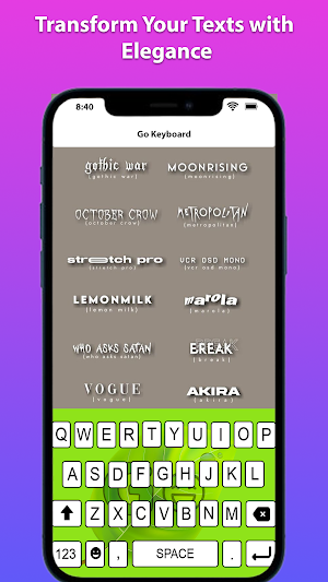 Go Keyboard Lite Screenshot 1