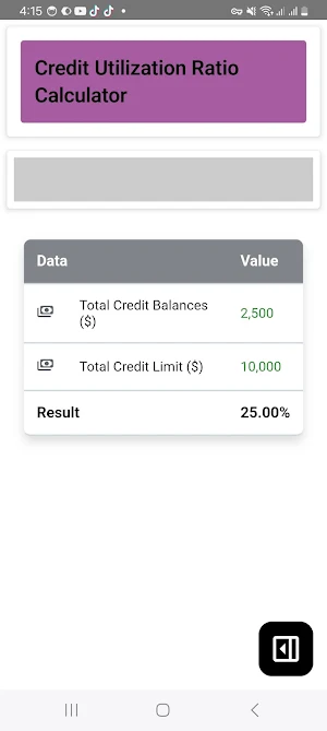 CUR Calculator Screenshot 3