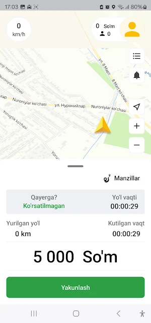 Yengil Taxi Driver Screenshot 1
