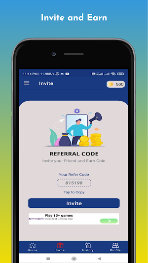 RewardCoins App Screenshot 1