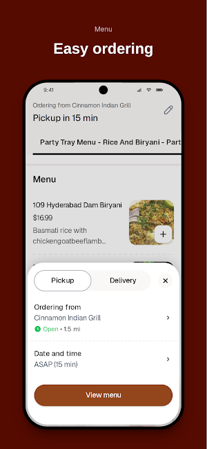 Cinnamon Indian Grill Screenshot 2