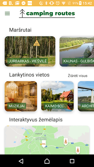 Camping routes Screenshot 0