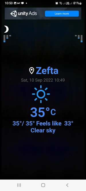 weatherHeat Screenshot 1