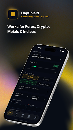 CapShield - Position Size Calc Screenshot 1
