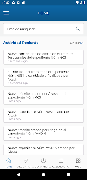 Gestión Despachos Tirant Screenshot 1
