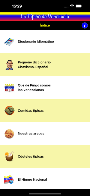 Lo Típico de Venezuela Screenshot 0