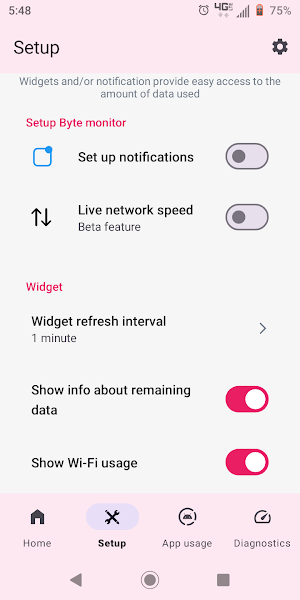 Byte Monitor - Data Manager Screenshot 1