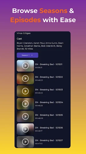 Streemly: Xtream IPTV Player Screenshot 3