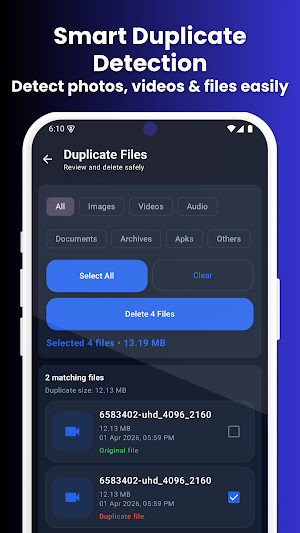 Duplicate File Remover–Cleaner Screenshot 1