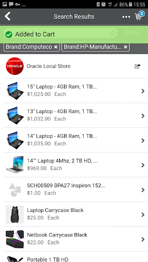 Oracle Fusion Self Service Procurement Mobile Screenshot 2