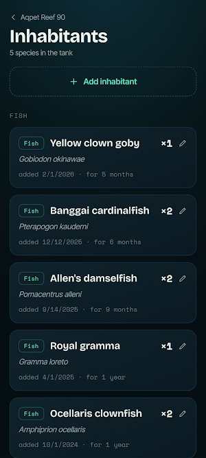 Gurglee: Aquarium Logbook Screenshot 3