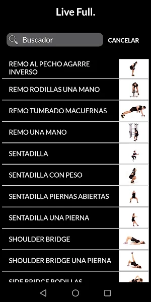 Full Fitness Entrenamiento Screenshot 2