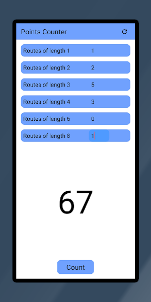 Ticket To Ride Points Counter Screenshot 0