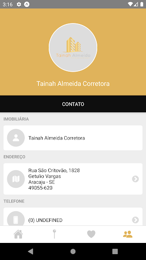 Tainah Almeida Corretora Screenshot 2
