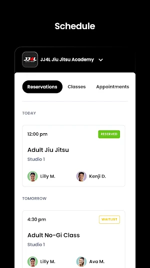JJ4L Jiu Jitsu Academy Screenshot 2