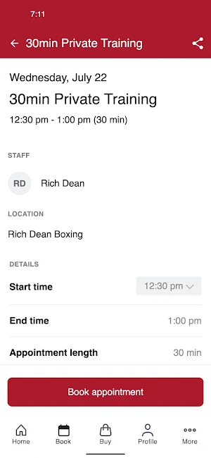 Rich Dean Boxing Screenshot 2