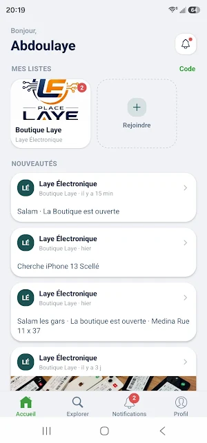 Revendeurs Screenshot 0