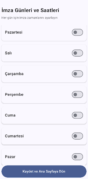 DS İmza Hatırlatıcı Screenshot 3