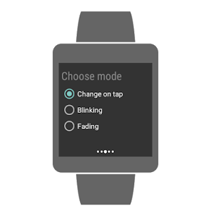Color Flashlight For Wear OS (Android Wear) Screenshot 1