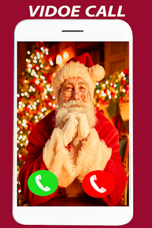 Santa fake video call Screenshot 0