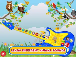 Baby Guitar Animal Sounds Kids Screenshot 3