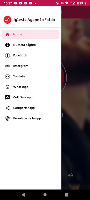 Iglesia Ágape La falda Screenshot 0