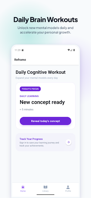Reframo: Cognitive Workouts Screenshot 1