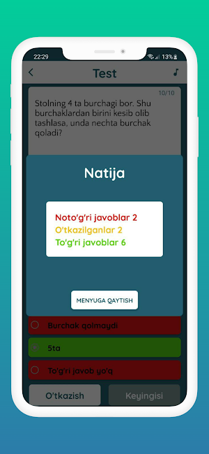 Mantiqiy Savollar Screenshot 3