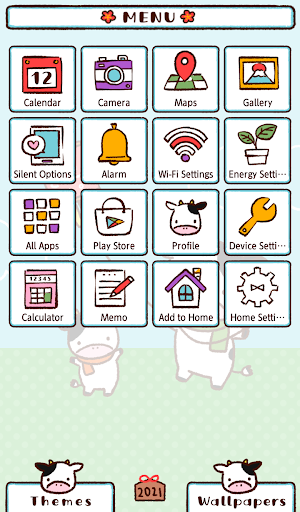 Cute Wallpaper Year of the Ox Theme Screenshot 1