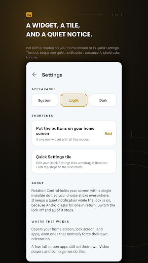 Rotation Control Screenshot 3