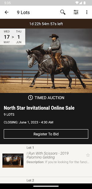 North Star Horse Sales Screenshot 1