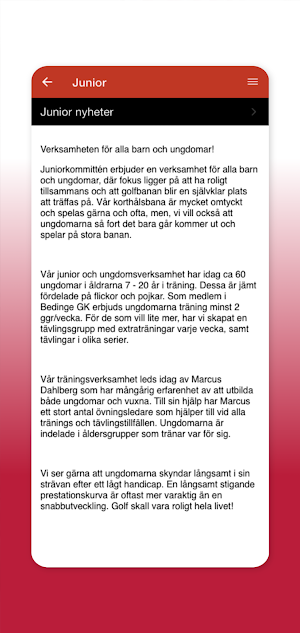 Bedinge Golfklubb Screenshot 1