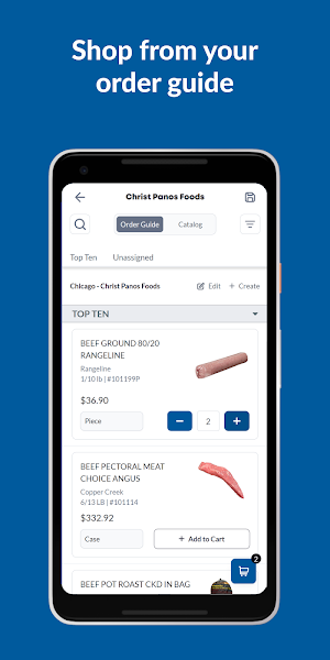 Panos Foods Screenshot 1