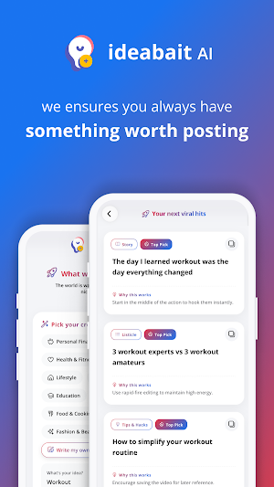 ideabait AI: Content Ideas Screenshot 3