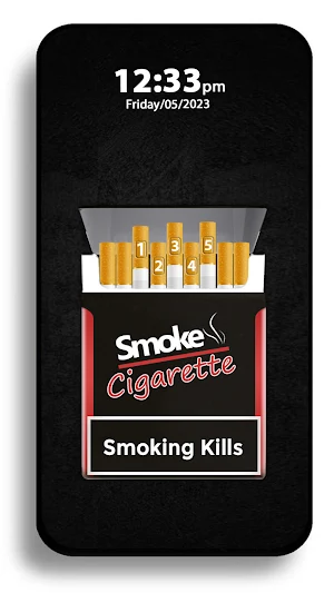 Cigarette Box Lock Screen Screenshot 1
