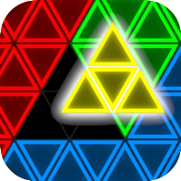 Glow Block: Triangle Puzzle