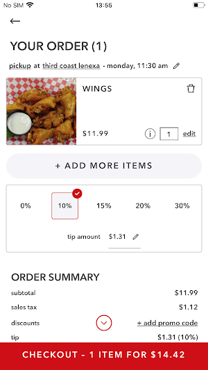 Third Coast Pizza Rewards Screenshot 3