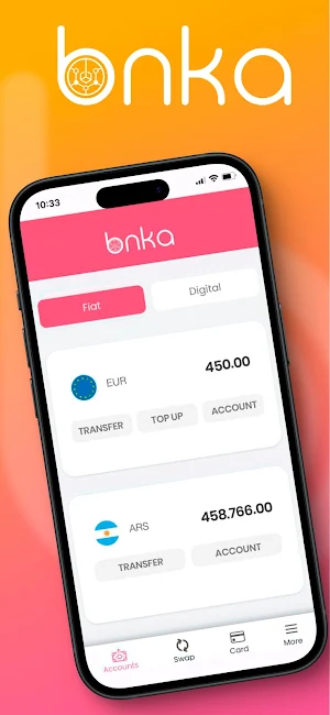 Bnka – Mobile Finance Screenshot 0