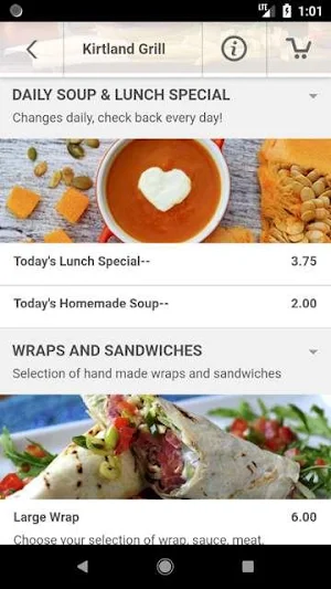 Kirtland Grill Screenshot 2