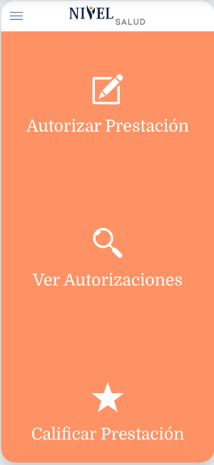 Nivel Salud App Screenshot 2