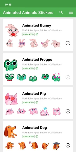 Animated Animals Stickers WAStickerApps Screenshot 0