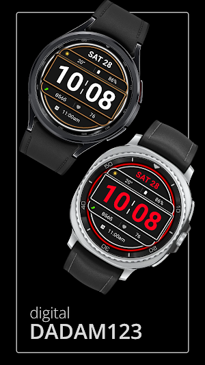 DADAM123: Digital Watch Face Screenshot 0