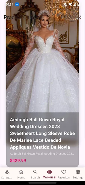 Wedding dress shopping online Screenshot 2
