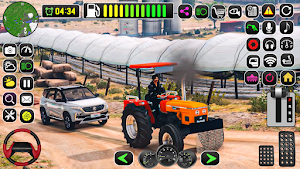 Indian Farming Game Tractor 3D Screenshot 2