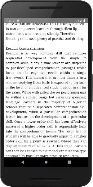 WAEC English Revision Screenshot 2