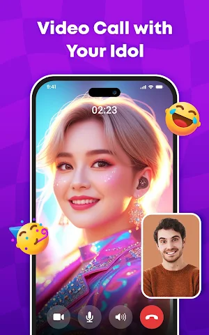 Prank Video Call With Idol Screenshot 0